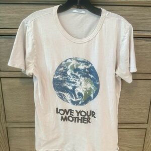 Love Your Mother tShirt. Size S. By Rxmance. Very light gray.